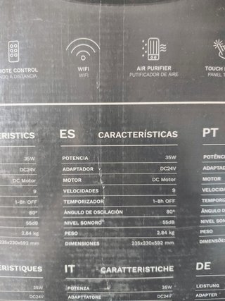Ventilador Purificador CREATE Air Pure Studio