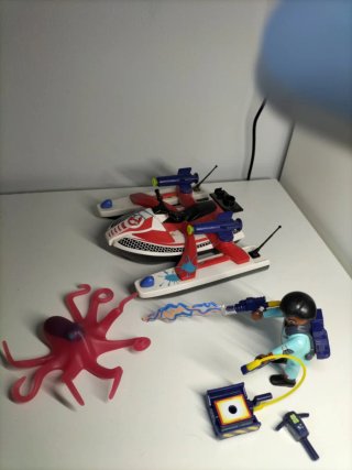 Moto de agua Cazafantasmas con figura
