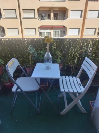 Silla plegable balcón terraza