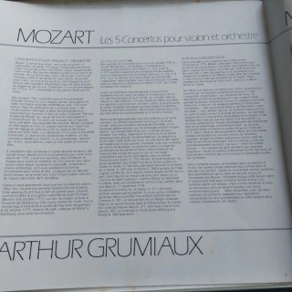 Mozart: Los 5 Conciertos para Violín - Grumiaux