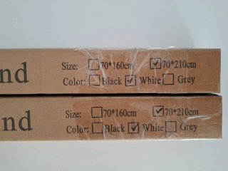 Estores enrollables 70x210 cm blanco antitérmico