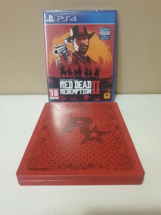 Pack Red Dead Redemption II y steelbook PS4