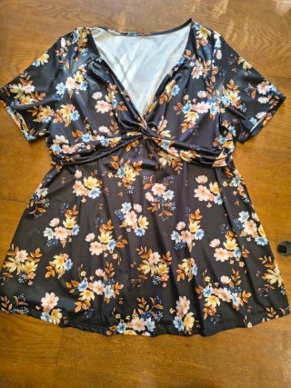 Blusa en licra estampada talla 4XL