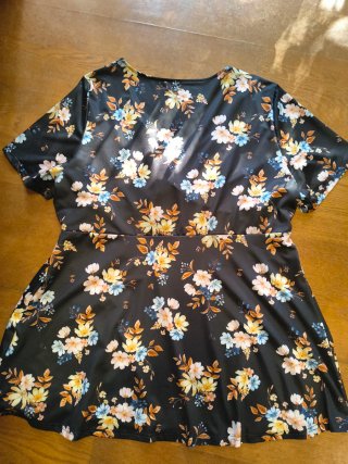 Blusa en licra estampada talla 4XL