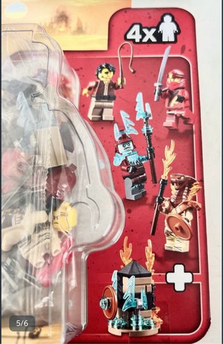 NUEVO-LEGO NINJAGO REF:40342 FIGURAS BLISTER RARO-