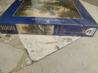Puzzle 1000 Schmidt Cottage sul fiume