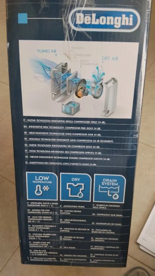 Deshumidificador DeLonghi Ariadry Light
