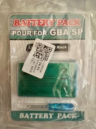 Bateria para gameboy advance sp
