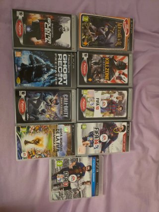 Pack juegos psp y ps3