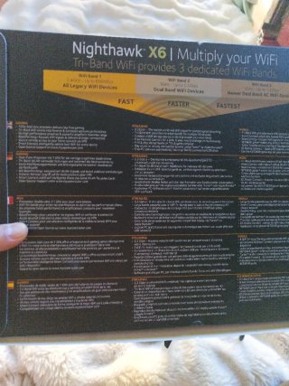 Router WiFi Netgear Nighthawk X6 AC3200