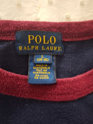 Camiseta Polo Ralph Lauren Niño Azul Marino Talla