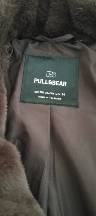 Abrigo pelo efecto pelo  Pull&Bear T.XS