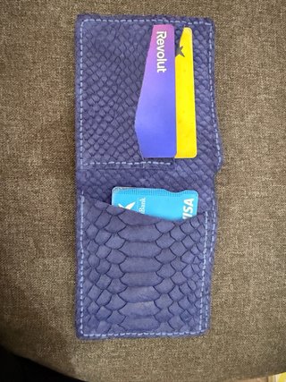 Cartera de hombre de piel