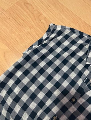 Camisa cuadros sin mangas