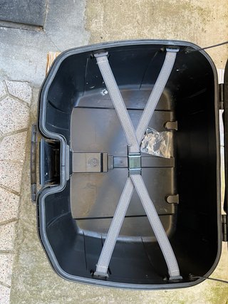 Maleta Kappa KGR52 Negra/Plata Touring