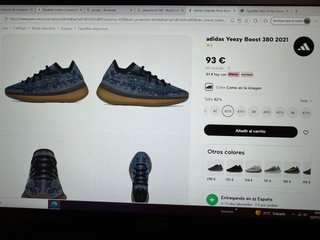 Adidas Yeezy Boost 380 Talla 46