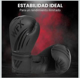 Guantes de boxeo WFX negros