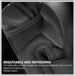 Guantes de boxeo WFX negros