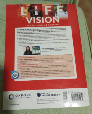 Libro inglés Life Vision Oxford B1