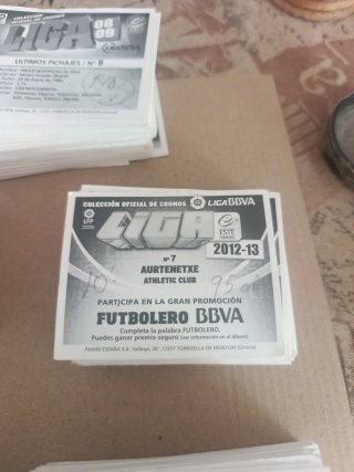 Lote Variado 840 Cromos Liga Este  diferentes Años