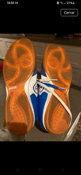 Zapatillas Joma Fútbol Sala Azul/Blanco