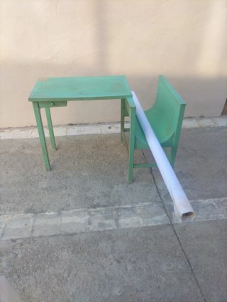Mesa trabajo antigua