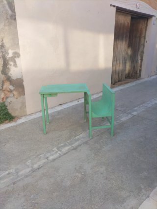 Mesa trabajo antigua