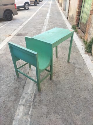 Mesa trabajo antigua
