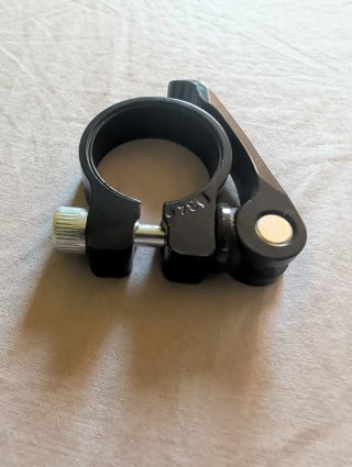 Tija sillín bicicleta cierre rápido 34 mm