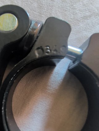Tija sillín bicicleta cierre rápido 34 mm