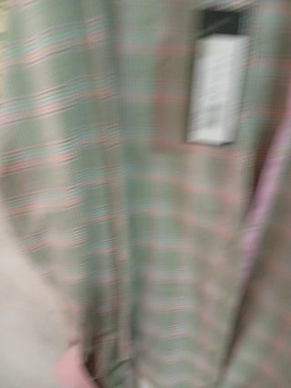 Camisa Barbour cuadros verde y rosa