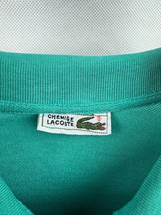 Polo Lacoste Vintage Turquesa