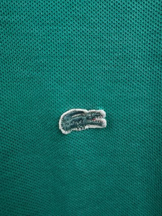 Polo Lacoste Vintage Turquesa