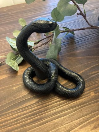 Statuetta Serpente Ardeco' Nero