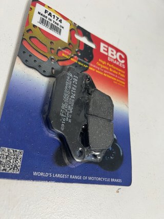 Pastillas de freno para la Fz6 para moto EBC FA174
