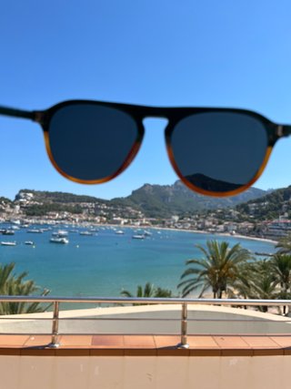 Gafas de sol Persol verdes y marrones