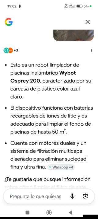WYBOT Limpiafondos Piscina Osprey 200