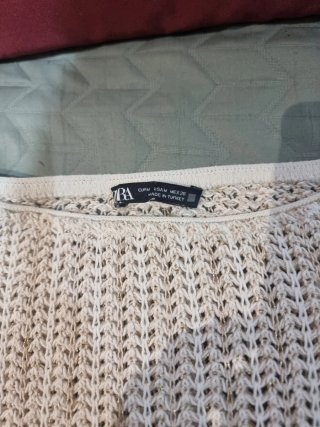 Jersey Zara Beige Talla M