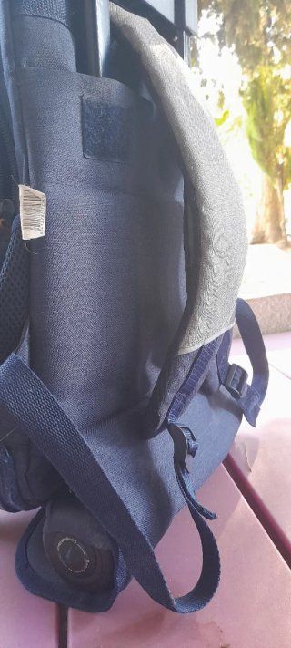 Mochila escolar Since 1973 azul y gris