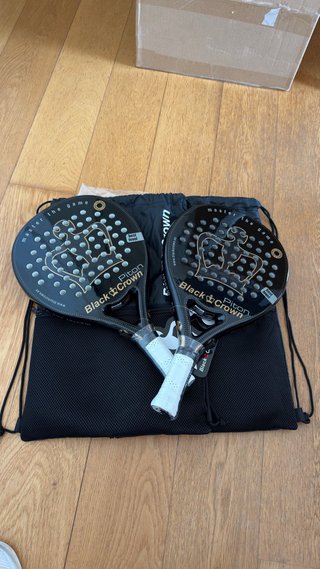 Pala de padel Black Crown Piton