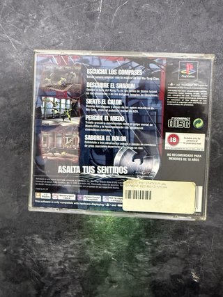 Wu-Tang Shaolin Style PS1 (PlayStation)