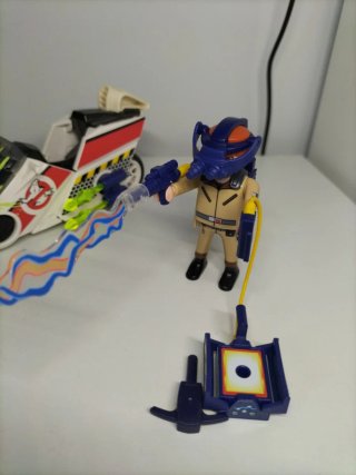 Moto Cazafantasmas Playmobil con figuras