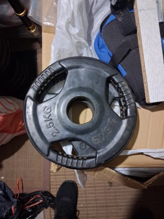 Discos Olímpicos con Asas ppr pares 15, 5 , 2,5