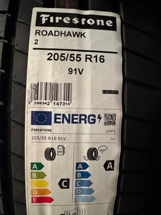 X2 2026  Neumático Firestone Roadhawk 205/55 R16