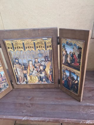 Tríptico La Adoración de los Reyes