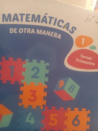 Matemáticas 1, Primaria, De otra manera