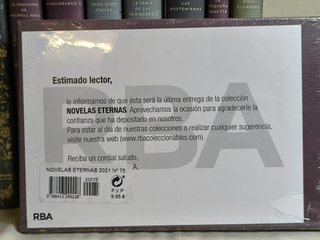 Colección "Novelas Eternas" RBA – 12 libros