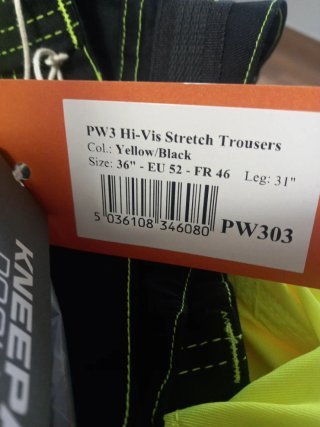 Pantalón multibolsillos alta visibilidad