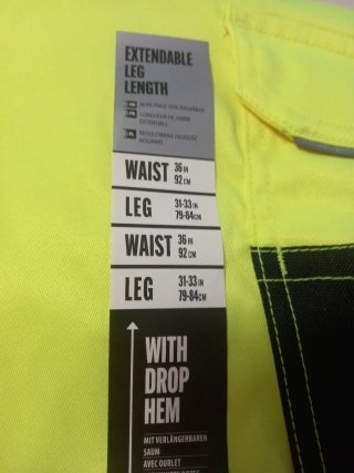 Pantalón multibolsillos alta visibilidad