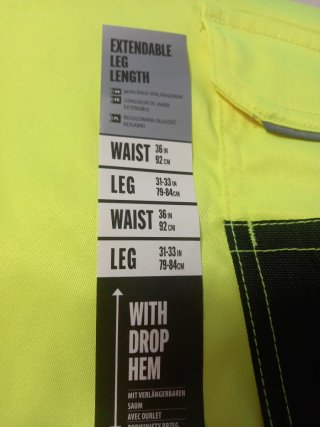 Pantalón multibolsillos alta visibilidad